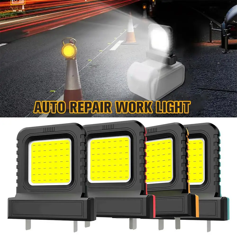 Power Tool Parts LED Work Light Universal High Brightness Portable Work Lights Adjustable Durable Lithium Battery Lamp
