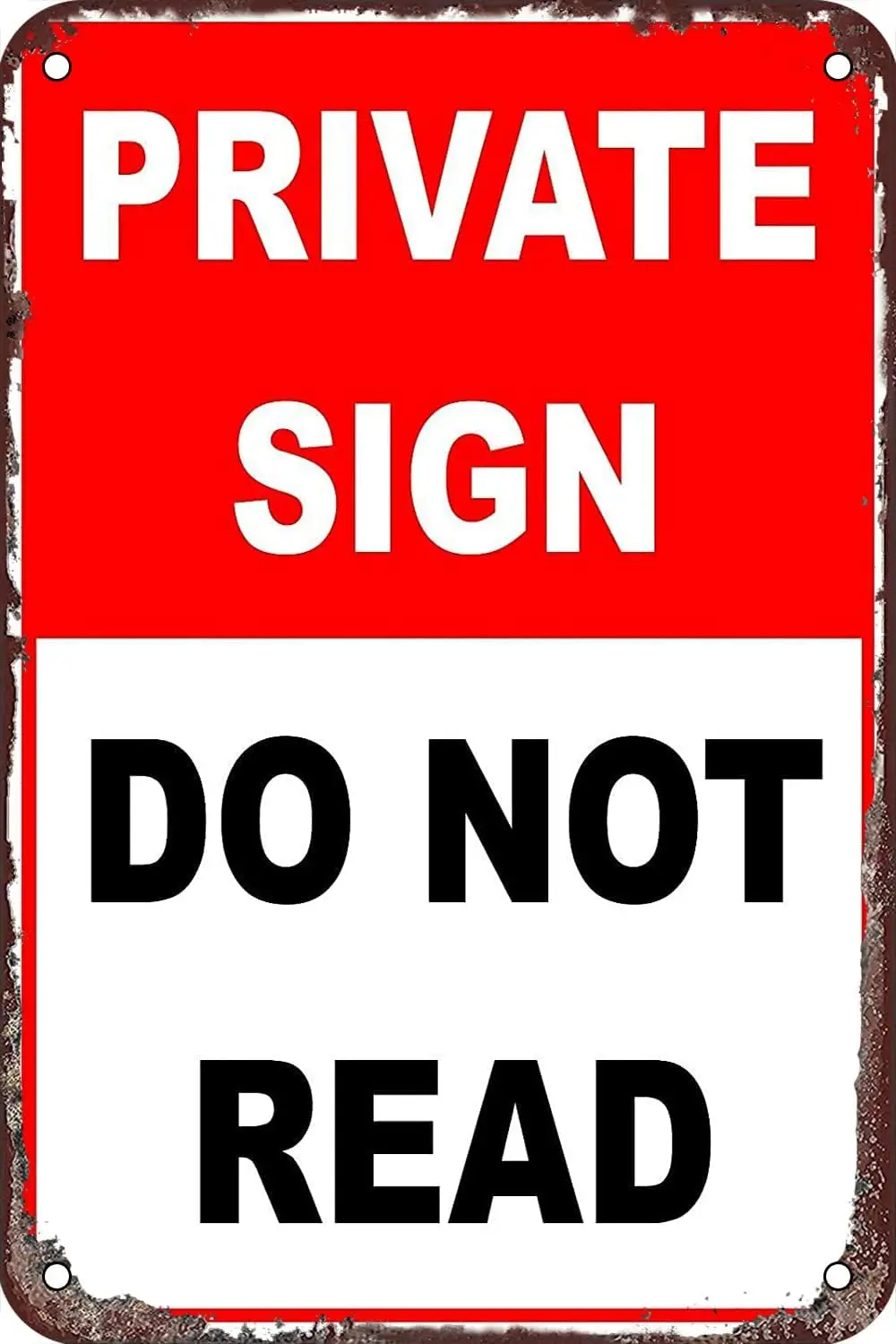 New Metal Tin Sign …