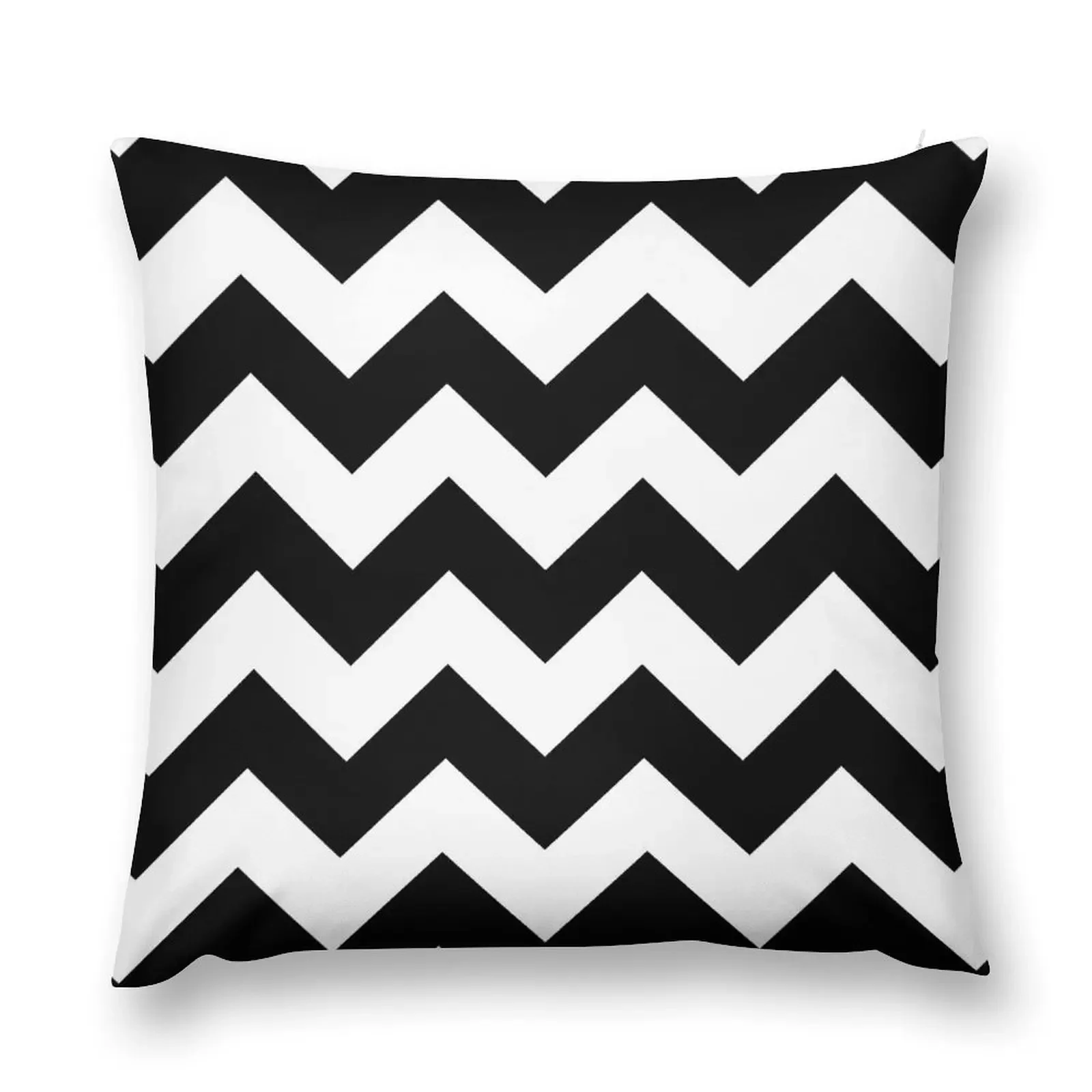 

Black And White Chevron Stripes Throw Pillow luxury throw pillow covers Christmas Cushion For Home Sofa Cushions pillow