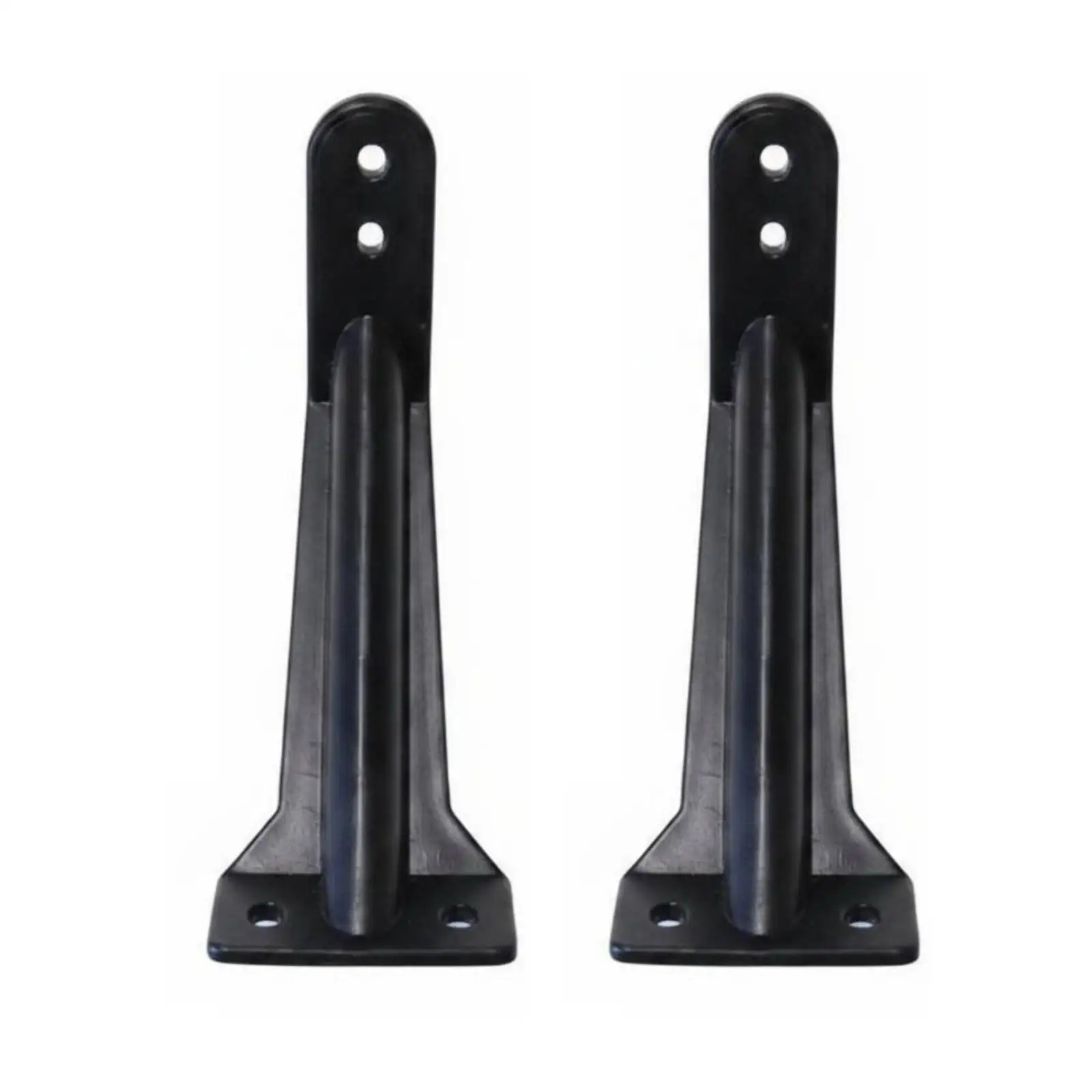 2 Pieces Ladder Reinforcement Bracket Black Ladder Support Bracket 3 Mm Thick