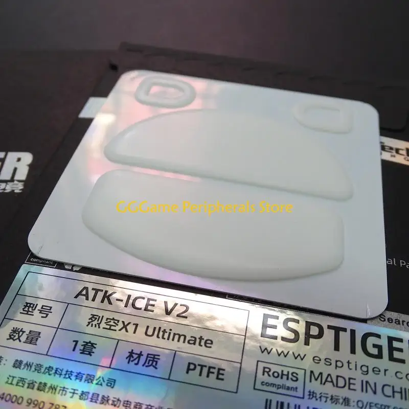 U55B 1 مجموعة Esportstiger الجليد ماوس الزلاجات ل ATK قدم الماوس وسادة الانزلاقات قدم منحنية