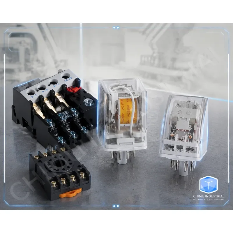 【CHIMU INDUSTRIAL】 JQX-10F/2Z Small General Electromagnetic Relay 8 Pin Silver Contact
