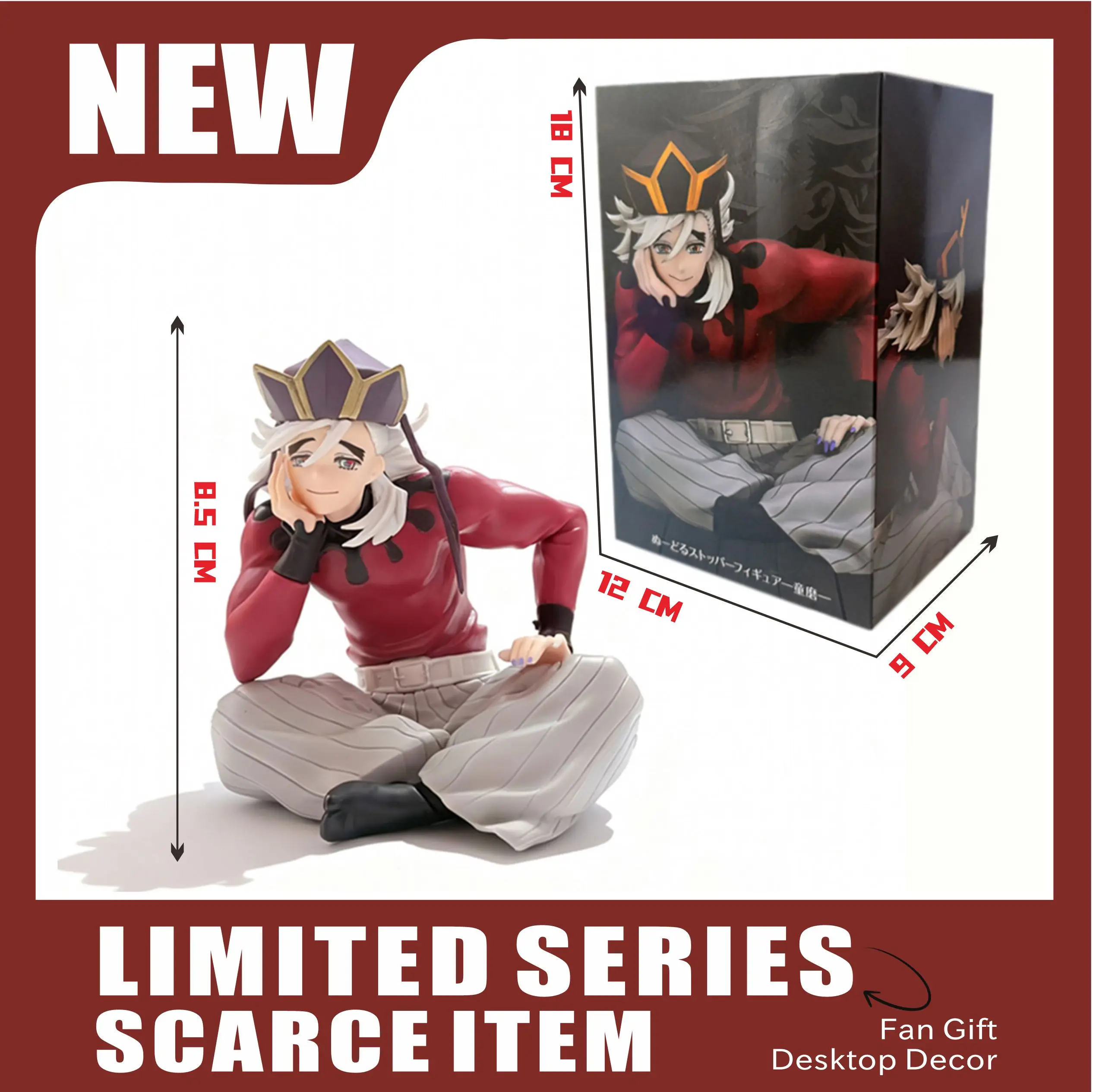 PVC Demon Slayer Douma Figur, Sammlerstück für Fans – Beliebte Anime-Film-Figur