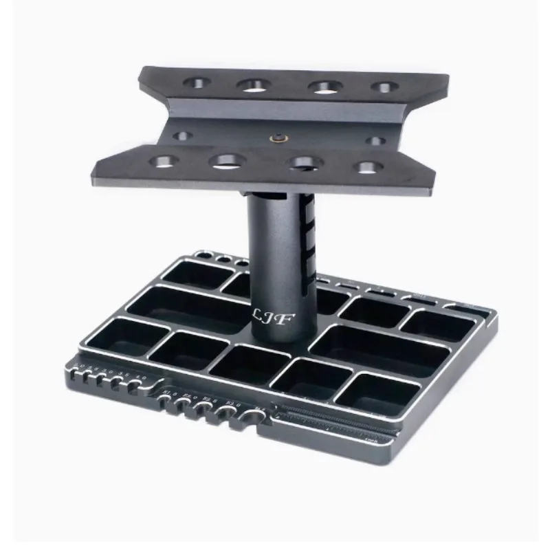 High-Quality Metal Multi-Functional RC Workbench - Elevated Support/Display Stand for 1/8 1/10 Scale Crawlers/Elevated Rack