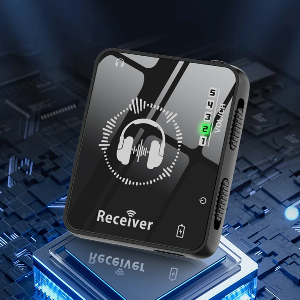 Wireless In-Ear Monitor System Rechargeable Transmitter Receiver for Studio Band Rehearsal Live Performance