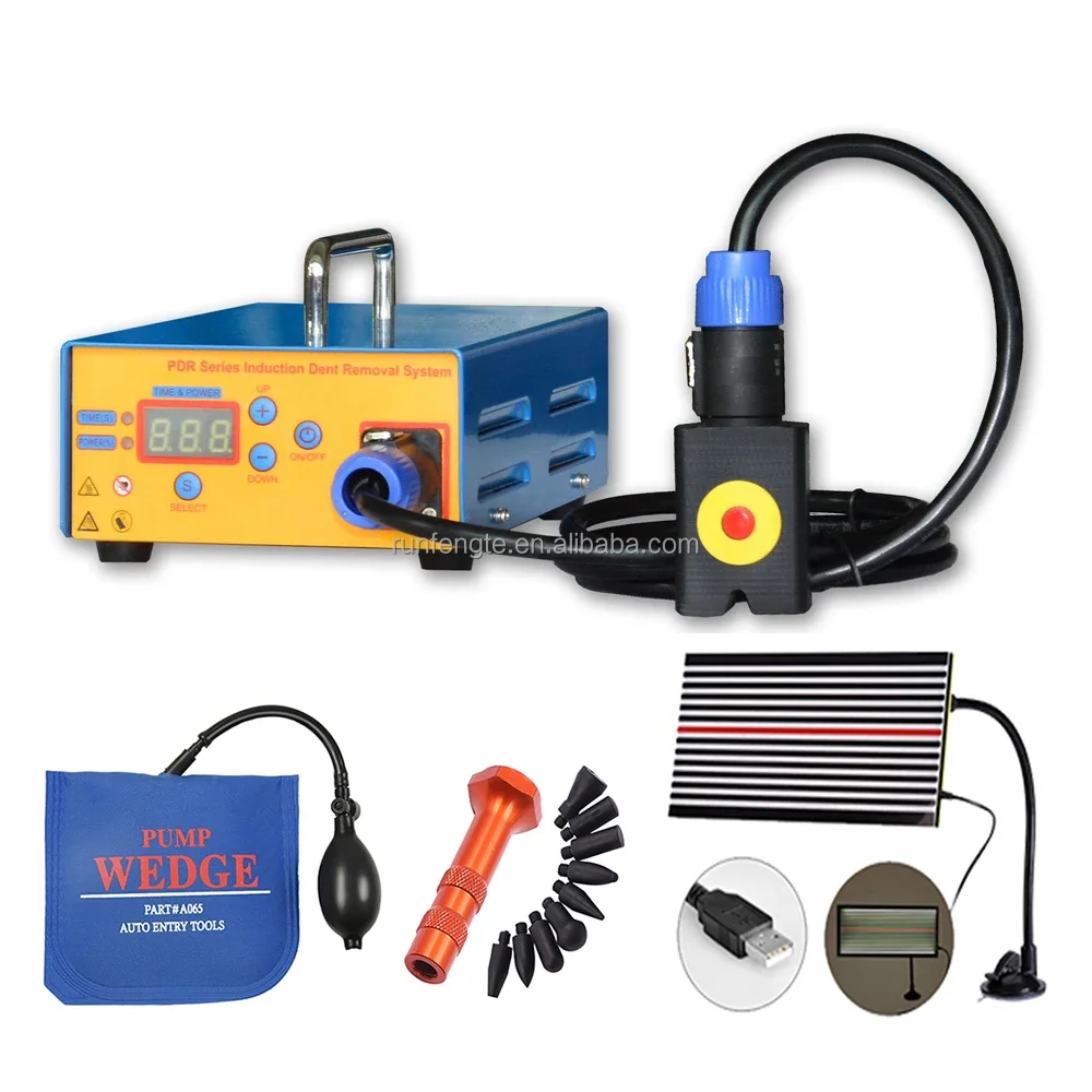 Car Paintless Dent Repairing Machine Metal Plate Dent Removal Device Portable Auto Body Dent Removal Induction Heater