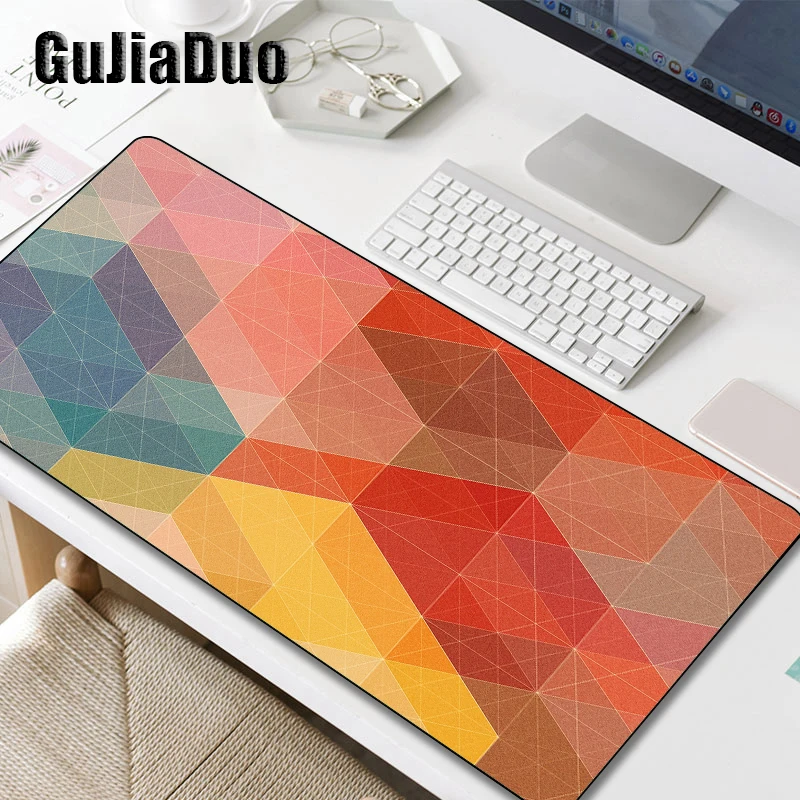 

Gamer Colorful Irregular Mouse Pad Natural Rubber Waterproof Anti-skid Desk Mat Notebook Keyboard Stuff Accessories Mousepad Rug