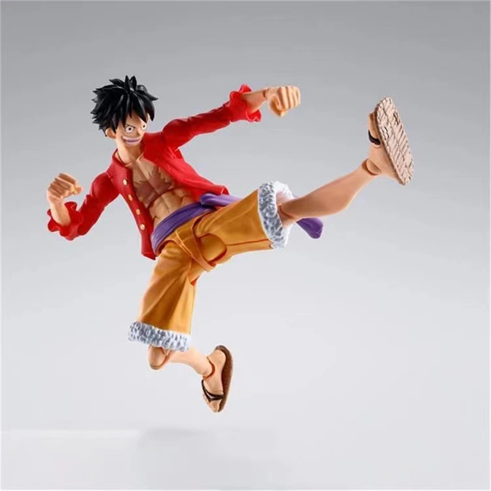 

Милый аниме One Piece Monkey D Luffy The Raid on Onigashima Ver. Фигурка из ПВХ, коллекционная модель статуи, детские игрушки, куклы, подарки