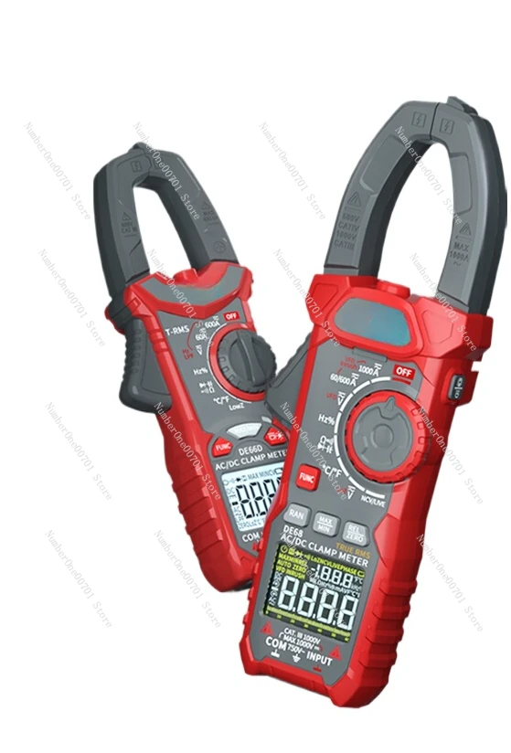 

Digital Clamp Meter Multimeter High Precision Automatic Digital Display Ammeter Electrical AC/DC Clamp Meter