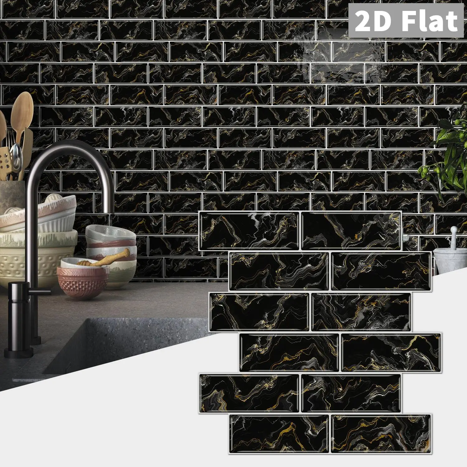 

1/12 self-adhesive waterproof and heat-resistant multi style brick decorative wall stickers suitable for indoor wall decoration