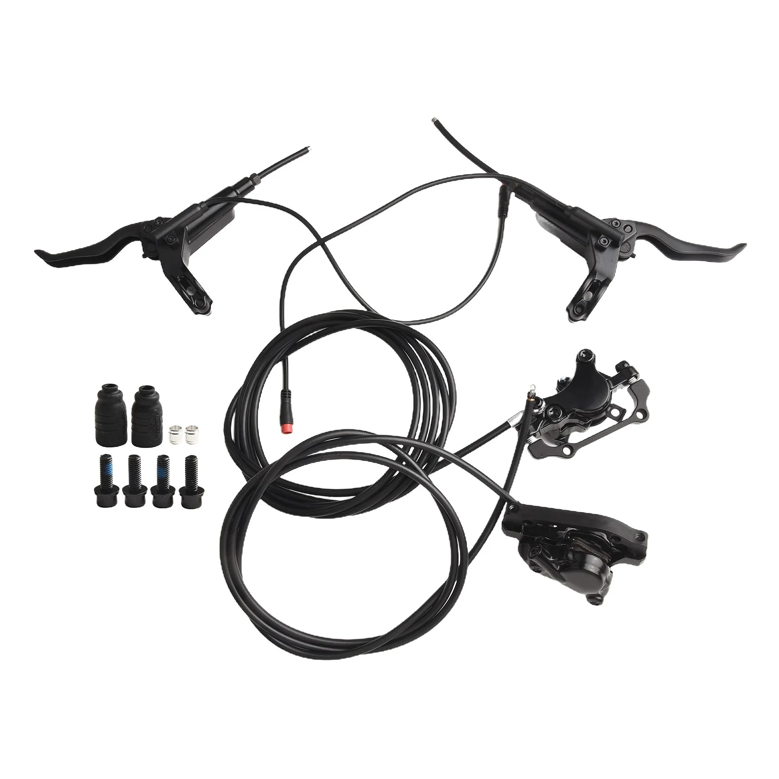 

Power Off Brake Hydraulic Brake Caliper Electric Scooter Upgrade Installation With Adapters Various Mounting Directions