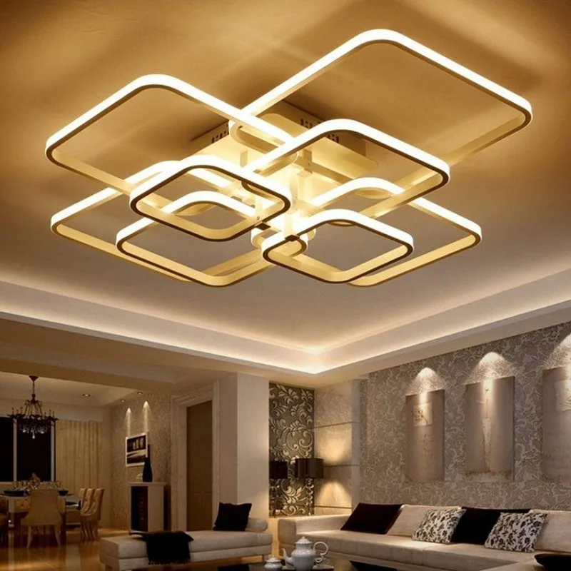 

Energy Saver-Modern Led Chandelier for Living Room Dining Room Bedroom Led Lustres Ceiling Chandelier Lighting Fixtures