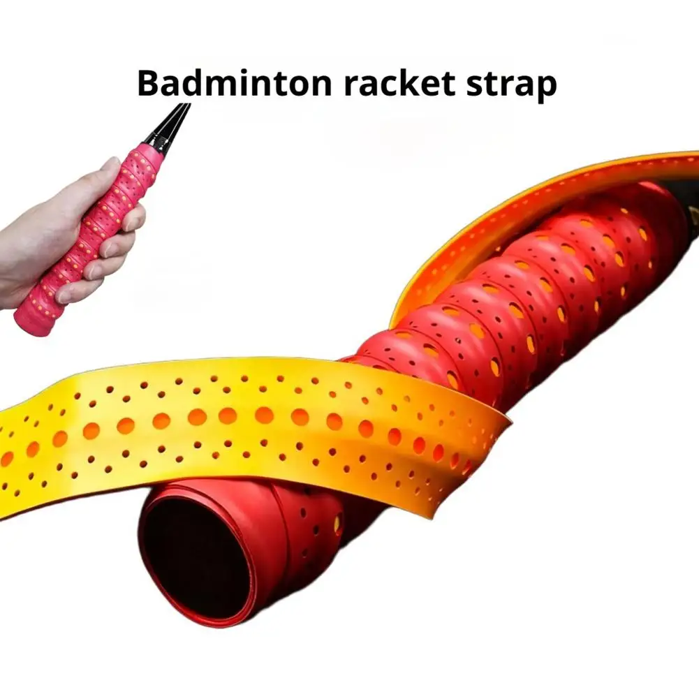 

5 шт., поглощающая пот противоскользящая лента для ручки ракетки для тенниса, бадминтона, сквоша, прочная обертка для ручки ракетки, улучшение захвата