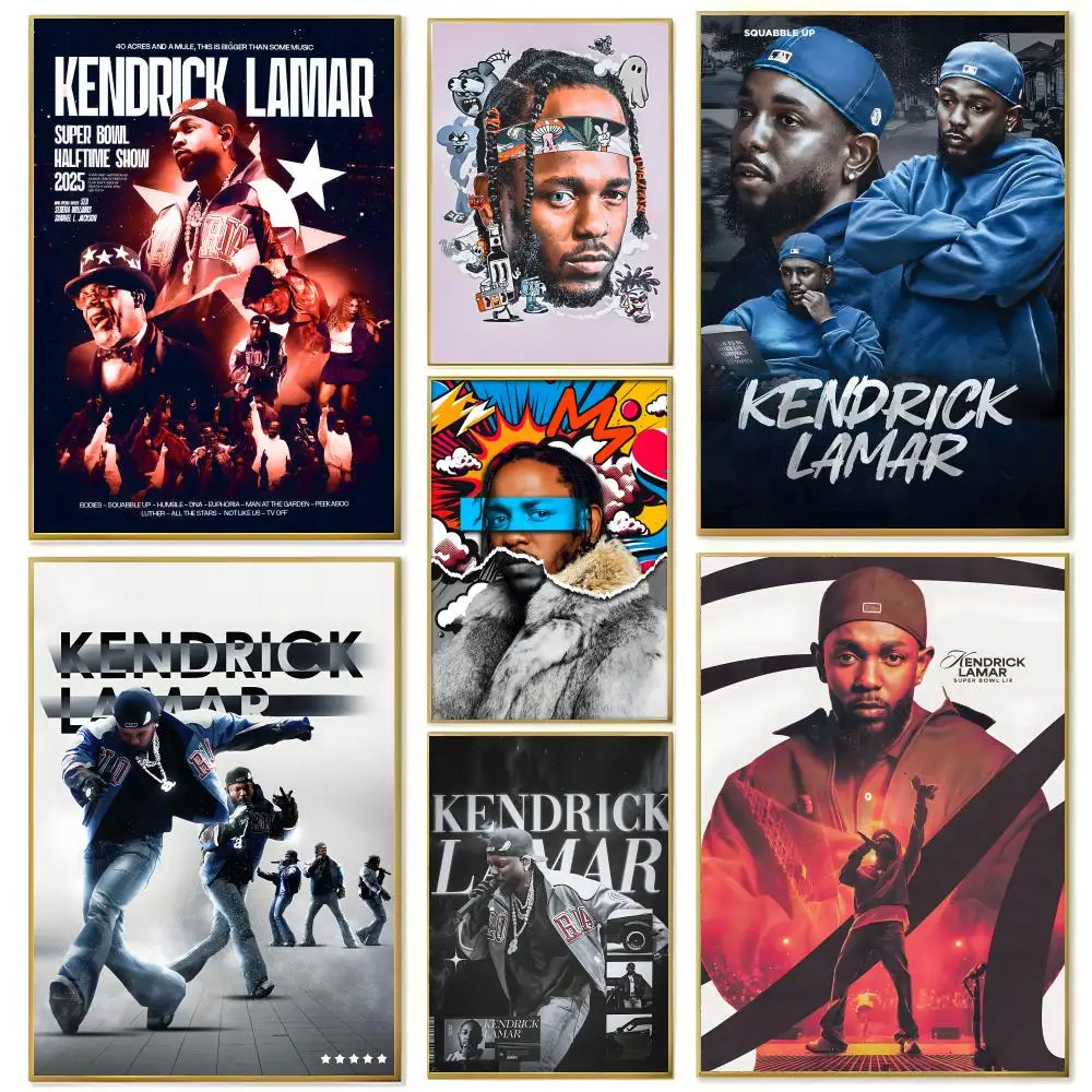 USLegendRap K-Kendrick L-Lamar Poster, Wandkunstdruck, geeignet für Wohnzimmer, Schlafzimmer, Bar, Salon, Heimdekoration, Geschenk