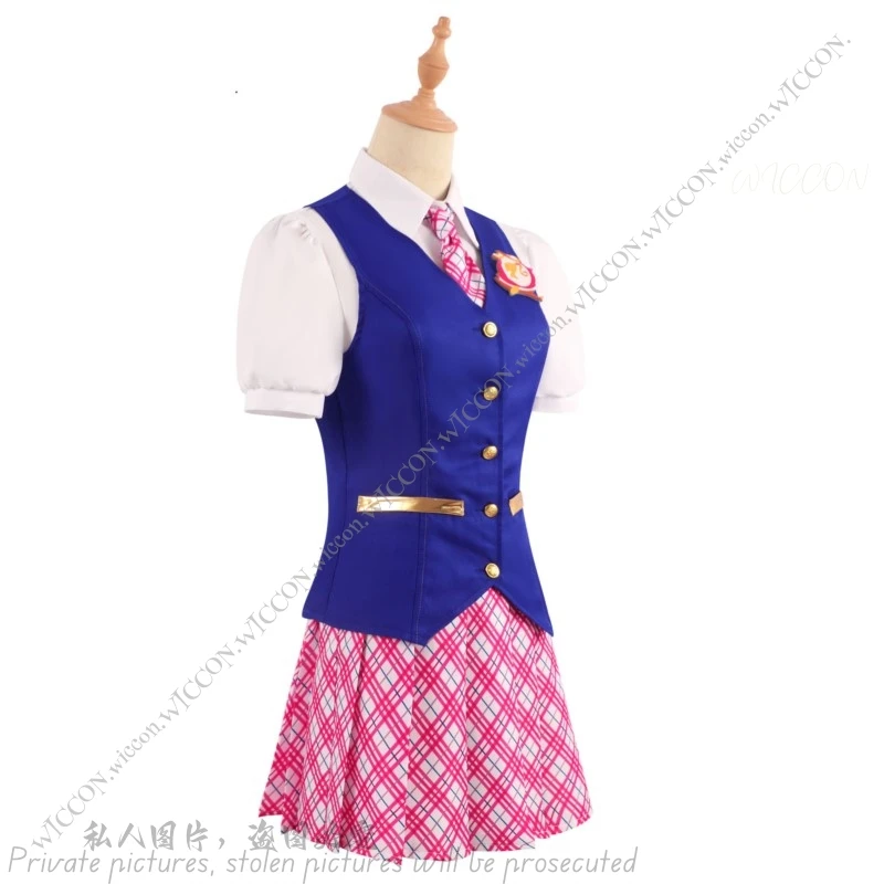 Delancy Halloween Princess Costume para Mulheres, Uniforme Escolar, Roupa de Filme, Wen Cos, Saias Top, Festa de Carnaval