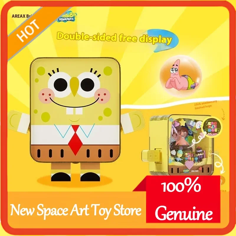 

Area-X Spongebob Squarepants Patrick Star 25th Anniversary Building Blocks Blind Box Diy Assembly Figure Double Sided Kids Gift