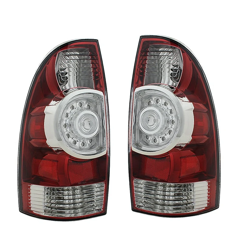 

1Pair Car Rear LED Tail Light Assembly 81560-04160 81550-04160 For Toyota Tacoma 2005-2015 Side Taillamp Brake Light Accessories