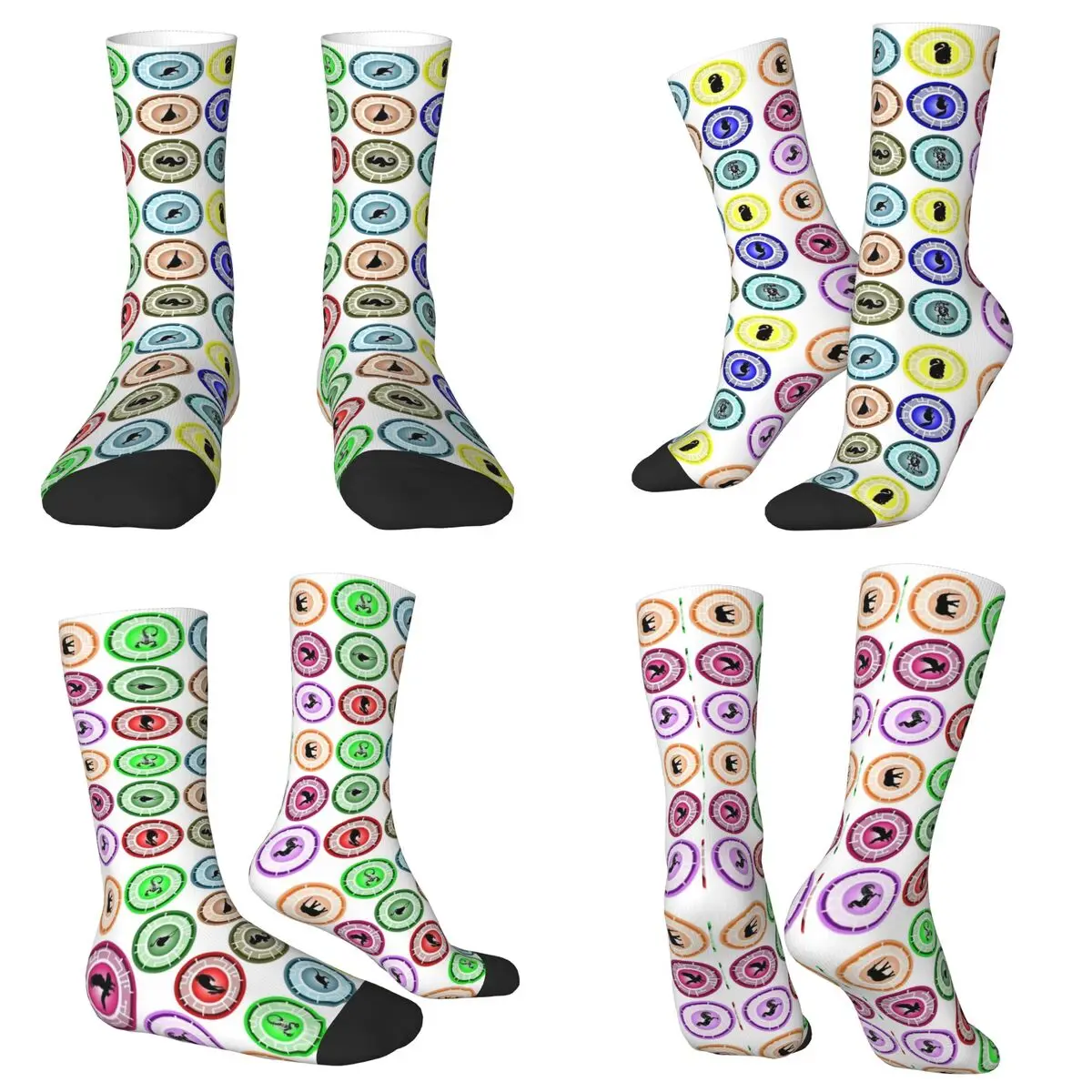 

Kratts Socks Harajuku Sweat Absorbing Stockings All Season Long Socks Accessories for Unisex Christmas Gifts