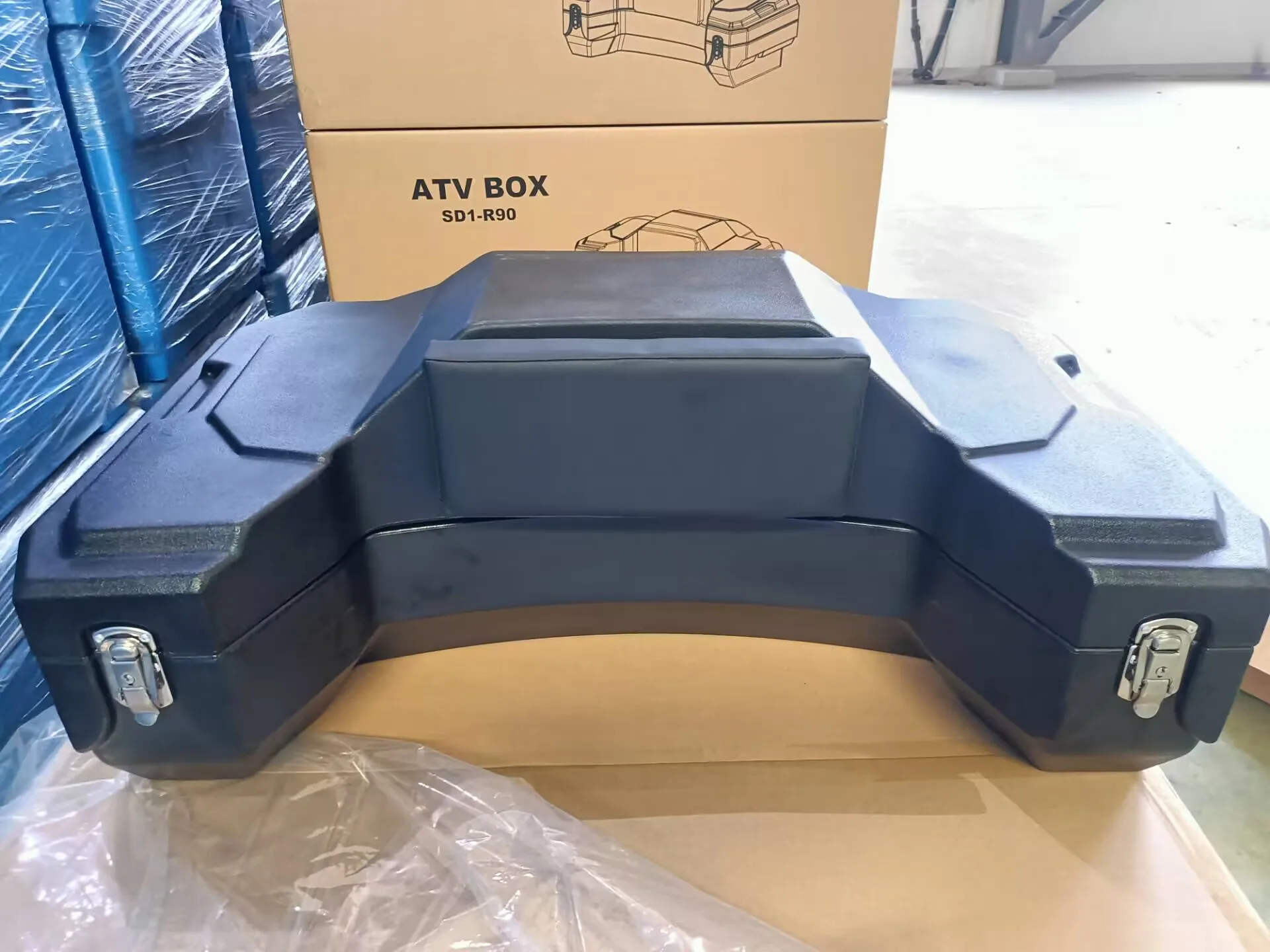 صندوق ATV الخلفي 91L ATV الحالات الخلفية رباعية الغطاء الخلفي ATV Trunk SD1-R90