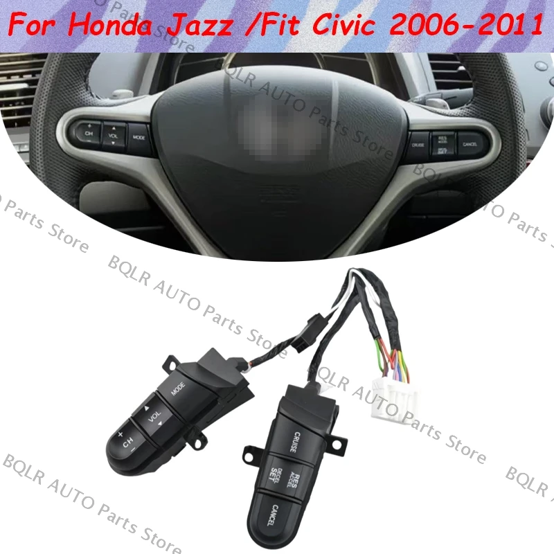 

Для Honda Jazz/Fit Civic 2006 2007 2008 2009 2010 2011, подсветка рулевого колеса, кнопка управления звуком 36770-SNA-A12