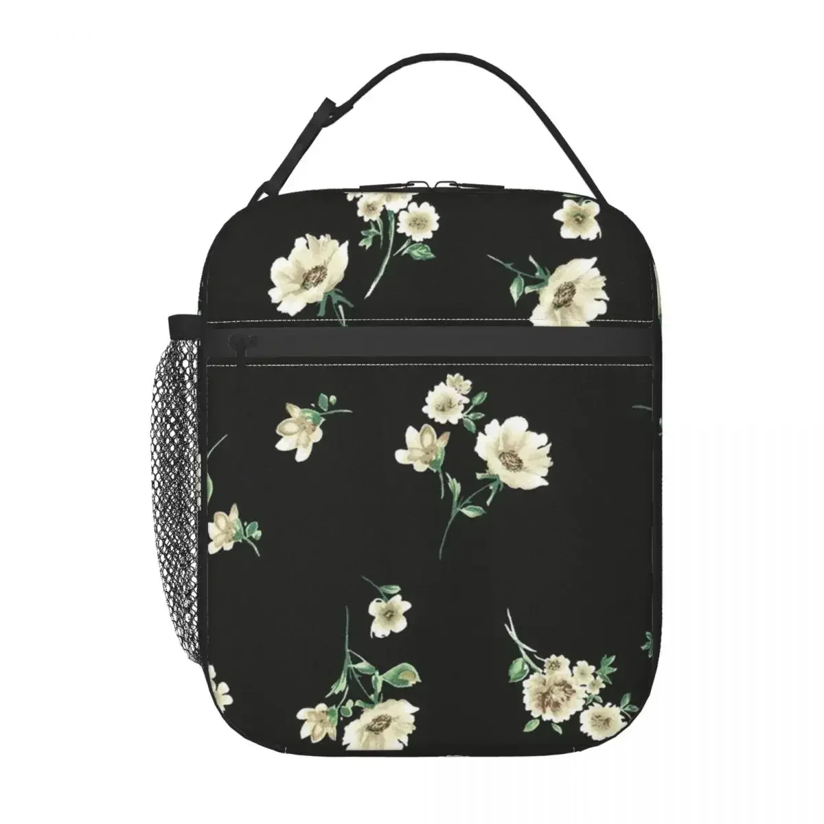 

Floral Print Lunch Bag For Child Graphic Plant Lunch Box Fun Picnic Cooler Bag Insulated Oxford Tote Food Bags