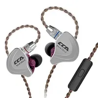 CCA C10 sport earbud 4BA+1DD Hybrid in ear monitor 3.5mm detachable earphone with mic