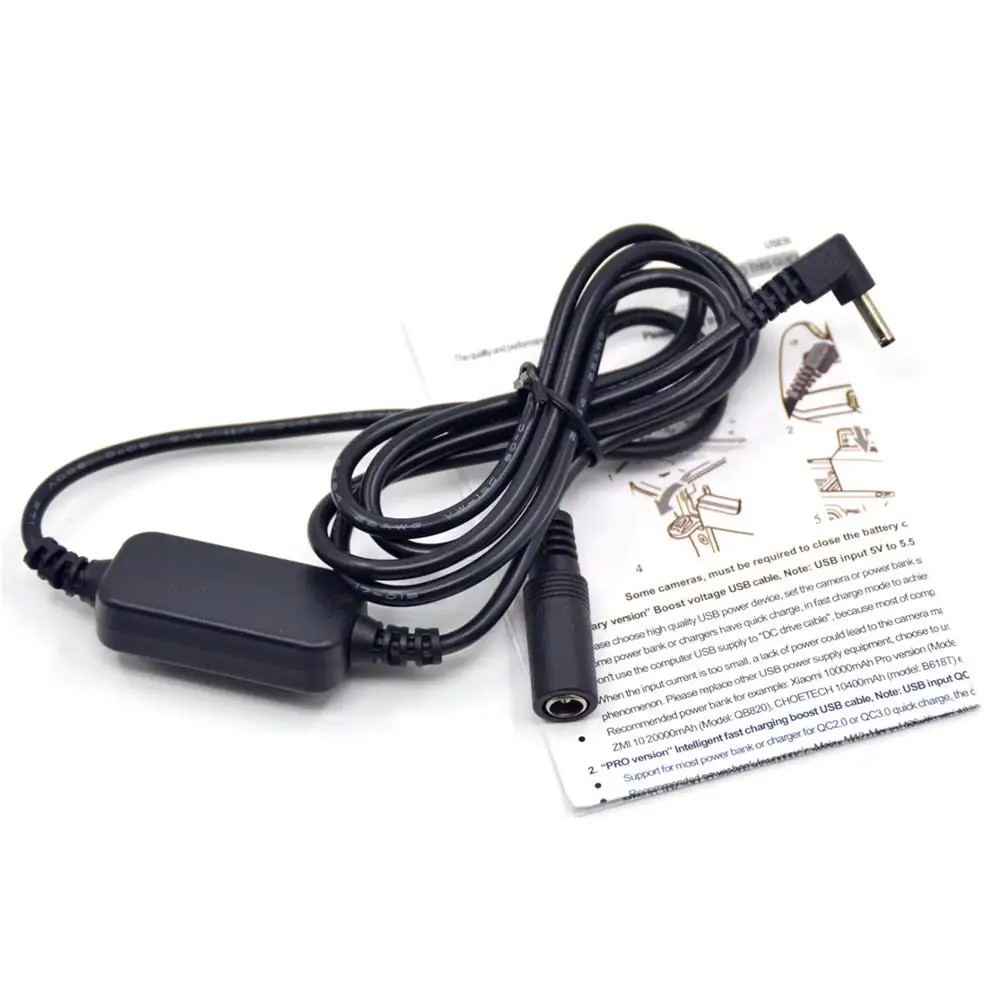 12V-24V DC Step-Down Power Cable CA-PS700 For Canon Camera DR-E5 DR-E8 DR-E10 DR-E12 DR-E15 DR-E17 DR-50 DR-80 DR-700 DC Coupler