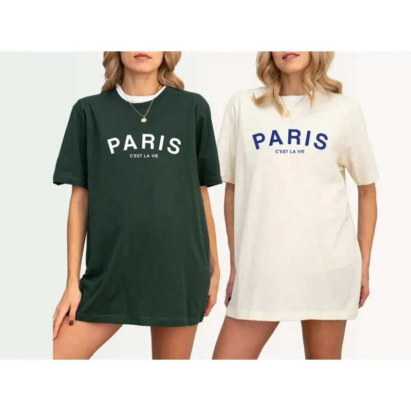 تي شيرت Cest La Vie Paris SweaT s باريسي فرنسي