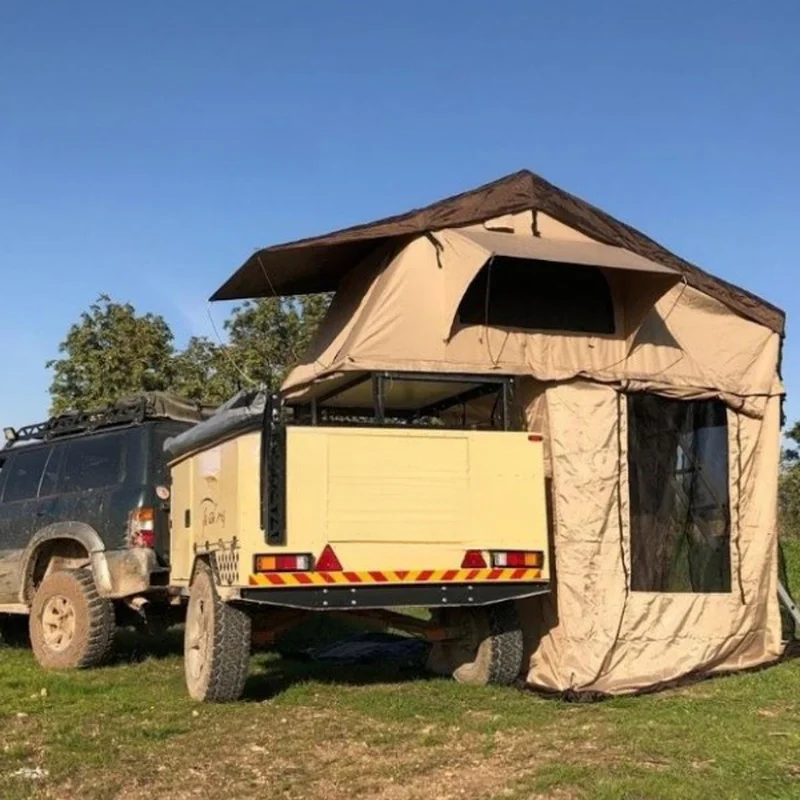 High Quality 4WD Roof Top Tent Outdoor Camping Exterior Accessories Universal Fit SUV Truck Durable Waterproof Easy Setup