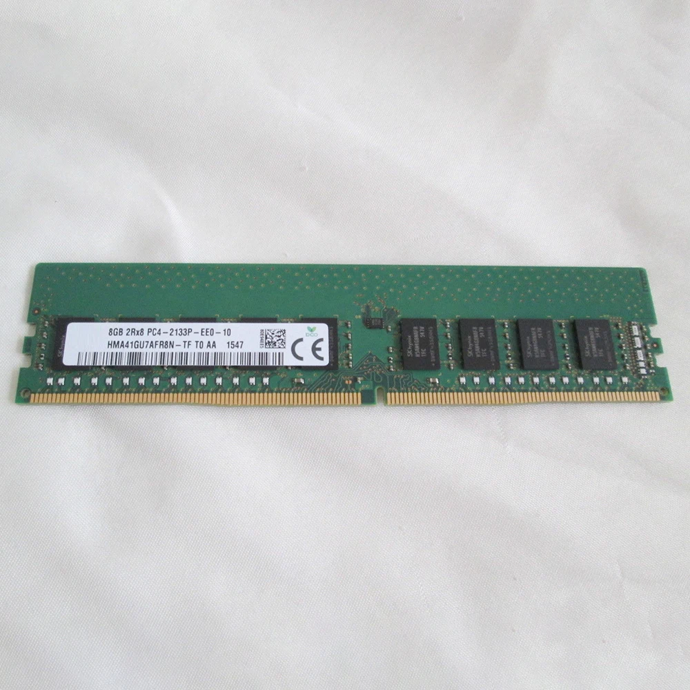 Ram HMA41GU7AFR8N-TF 8gb ddr4 2133mhz ecc para a memória do servidor sk hynix funciona perfeitamente rápido navio de alta qualidade