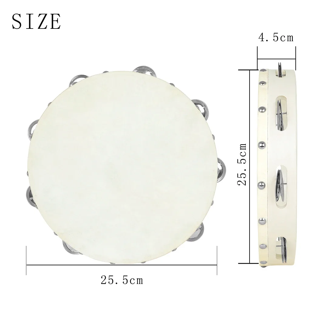 Thumbnail 2 - #36 Latest Wooden Tambourines Offers