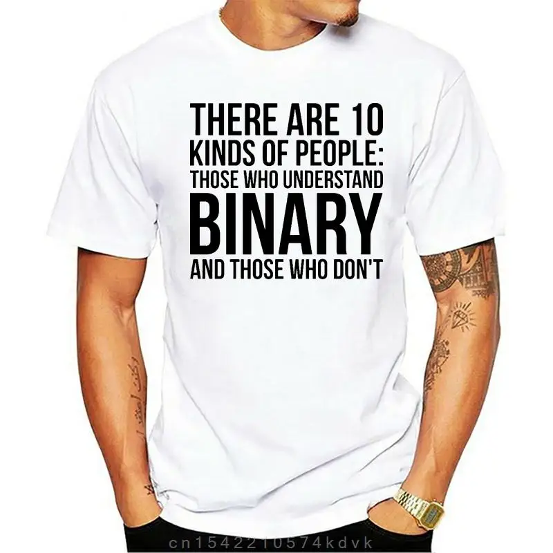 Understand Binary Or Don't T Shirts Funny Saying Quote Letter Tops Adult Programmer Slogan Gift Tshirt Newest Geek Men T-shirt