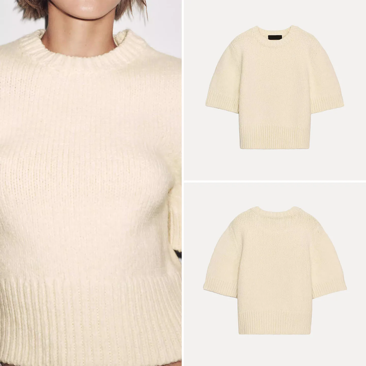 

Simple round Ne Knitted Sweater Casual Women's Sle Autumn New Arrival Z Brand Faionable Casual Knitwear for Teens