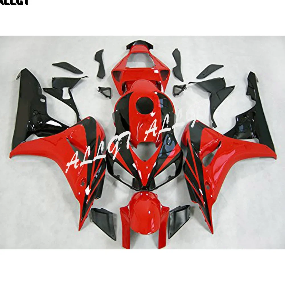 

Black on Red Motorcycle ABS Injection Fairing Plastic Kits for Honda CBR1000RR 2006 2007 CBR1000 RR 06 07
