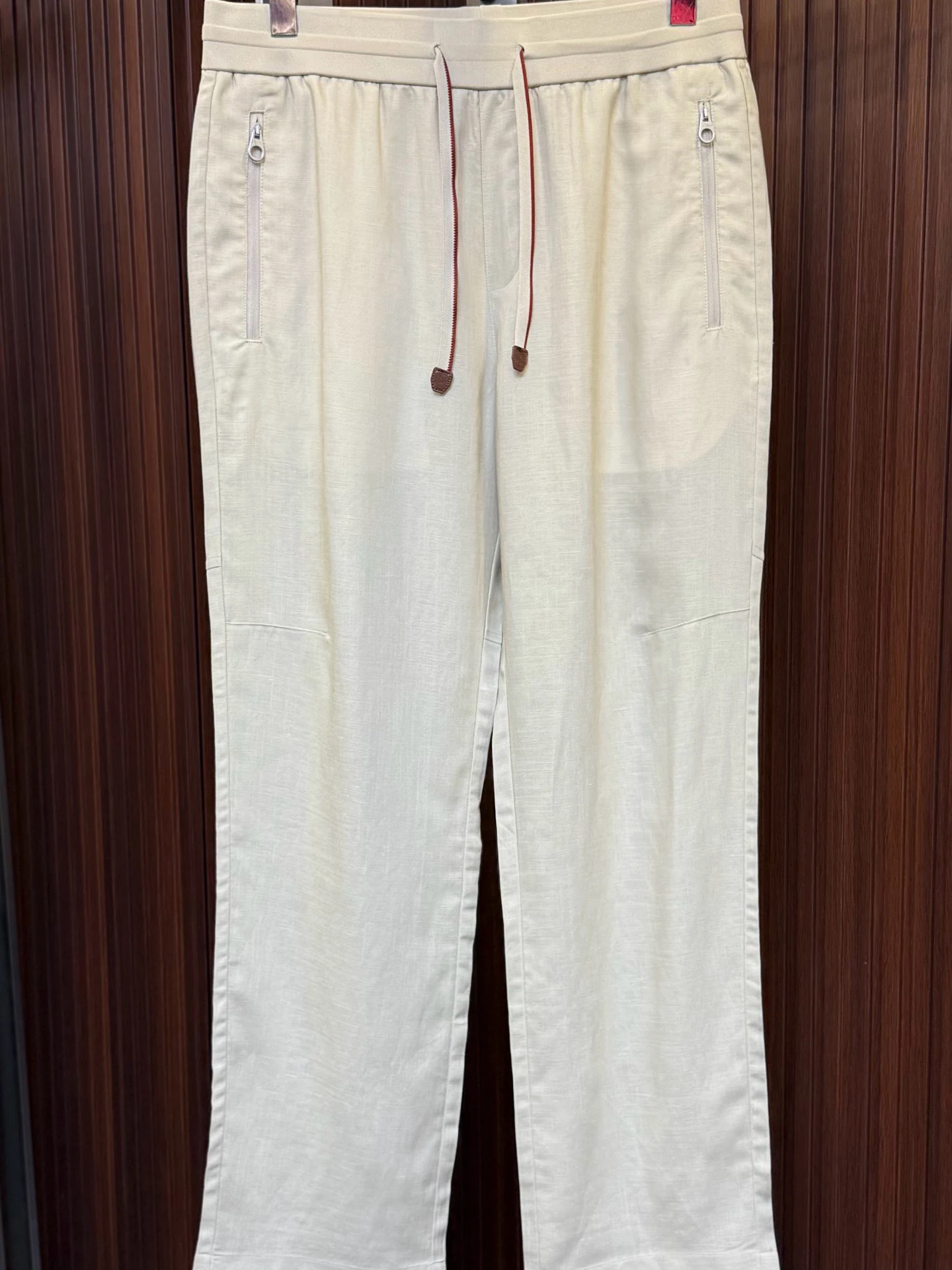 

Ligentleman Early Spring Linen Business Casual Pants Men's Simple Straight Leg Trousers Fashionable Urban Style Non-Stretch