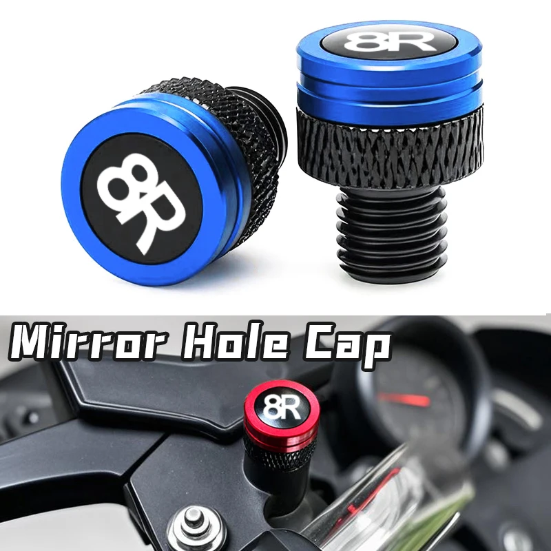 2025 New For SUZUKI GSX-8R GSX8R GSX 8R All Years Accessories Motorcycle M10*1.25 Aluminum Screws Bolts Mirror Hole Plugs Cap