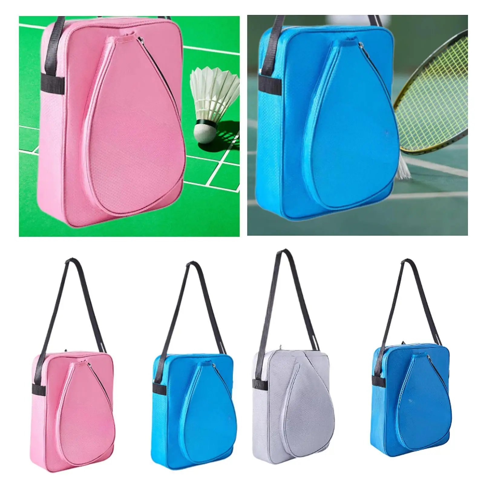 

Tennis Racket Bag Beginners with Adjustable Strap Sports Large Capacity Multifunctional Players Waterproof Lightweight Organizer