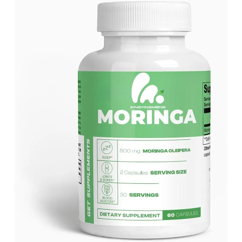

Органические натуральные капсулы Моринга 800 мг - поддержка иммунитета энергетических суставов - 60 растительных капсул