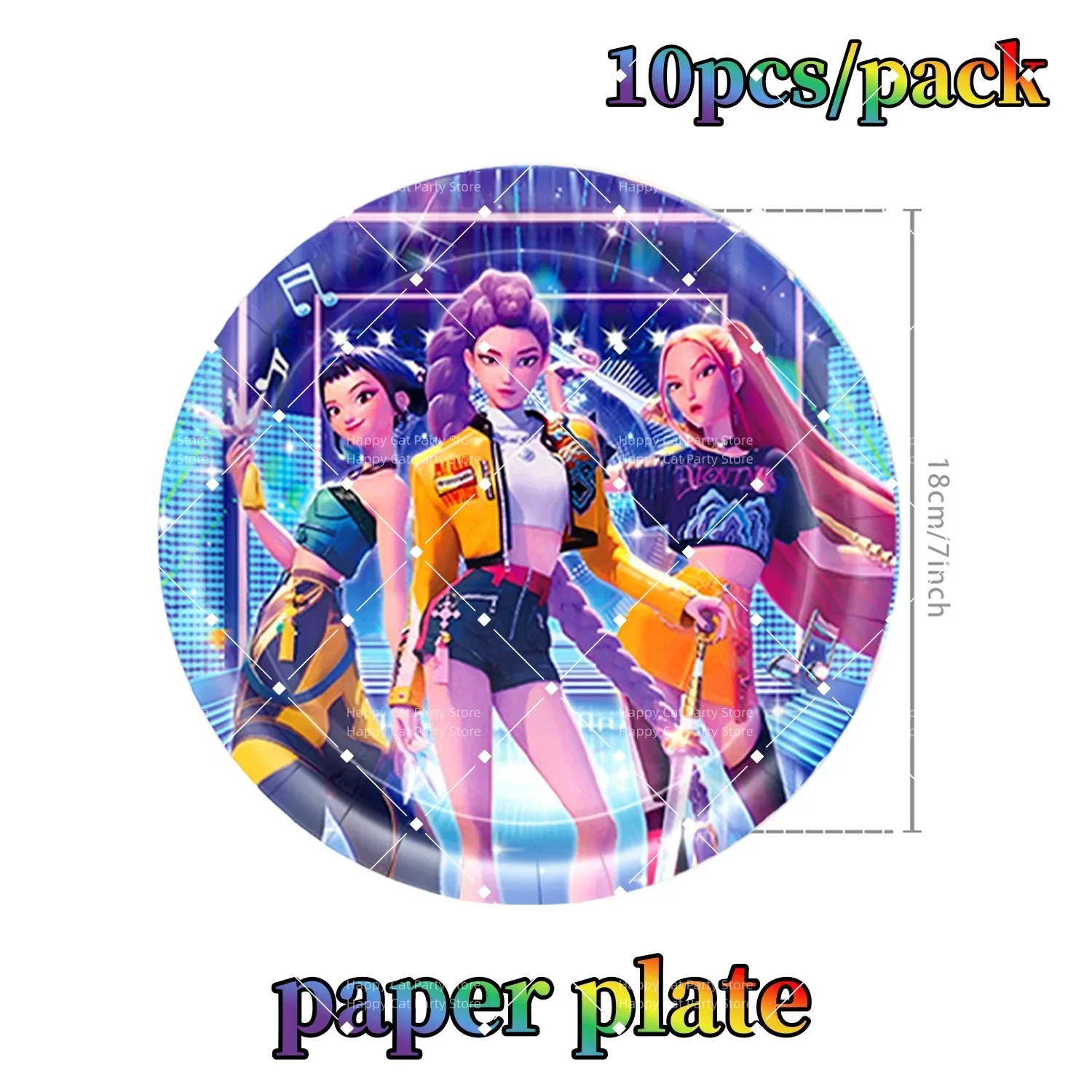 10/20/30/50 Stück Kpop Girls Idol Geburtstagsparty Dekoration Tasse Teller Tischdecke Serviette Wimpel Geschenktüte Kpop Partyzubehör – Detail 6
