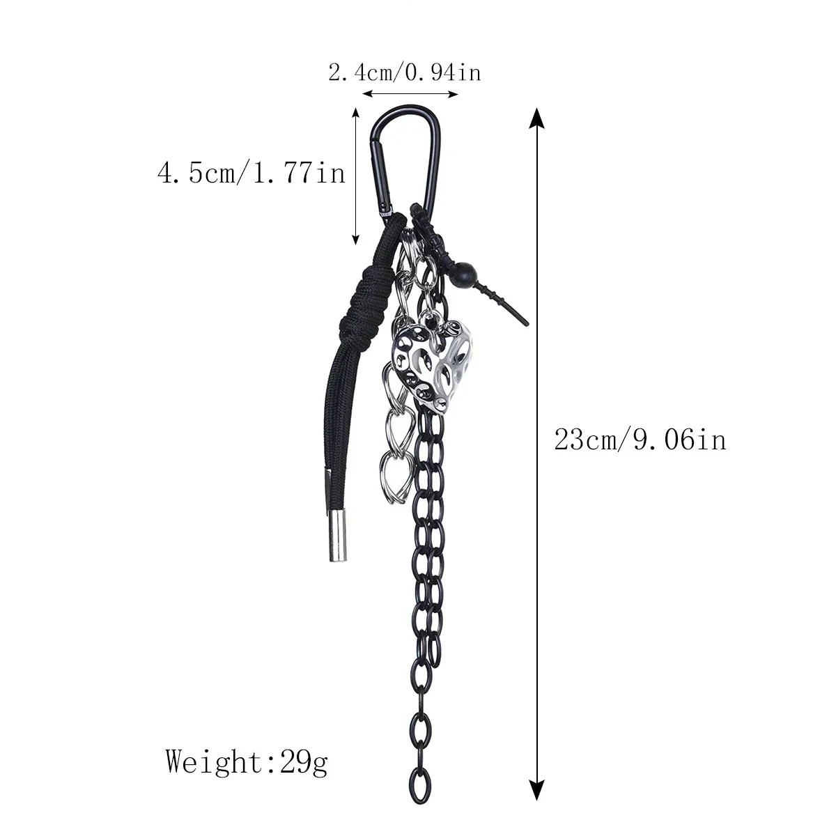 Y2K Woven Rope Keychain Korean Style Acrylic Butterfly Tassel Bag Charms DIY Woven Rope Phone Case Pendant Hanging Decorations