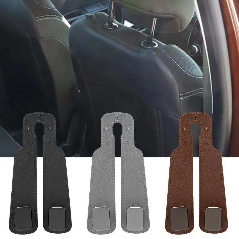 Universel Car Hook Interior Double Head Hanging Hooks For Mobile Phone Holder Hiden Car Headrest Hook Auto Accessories