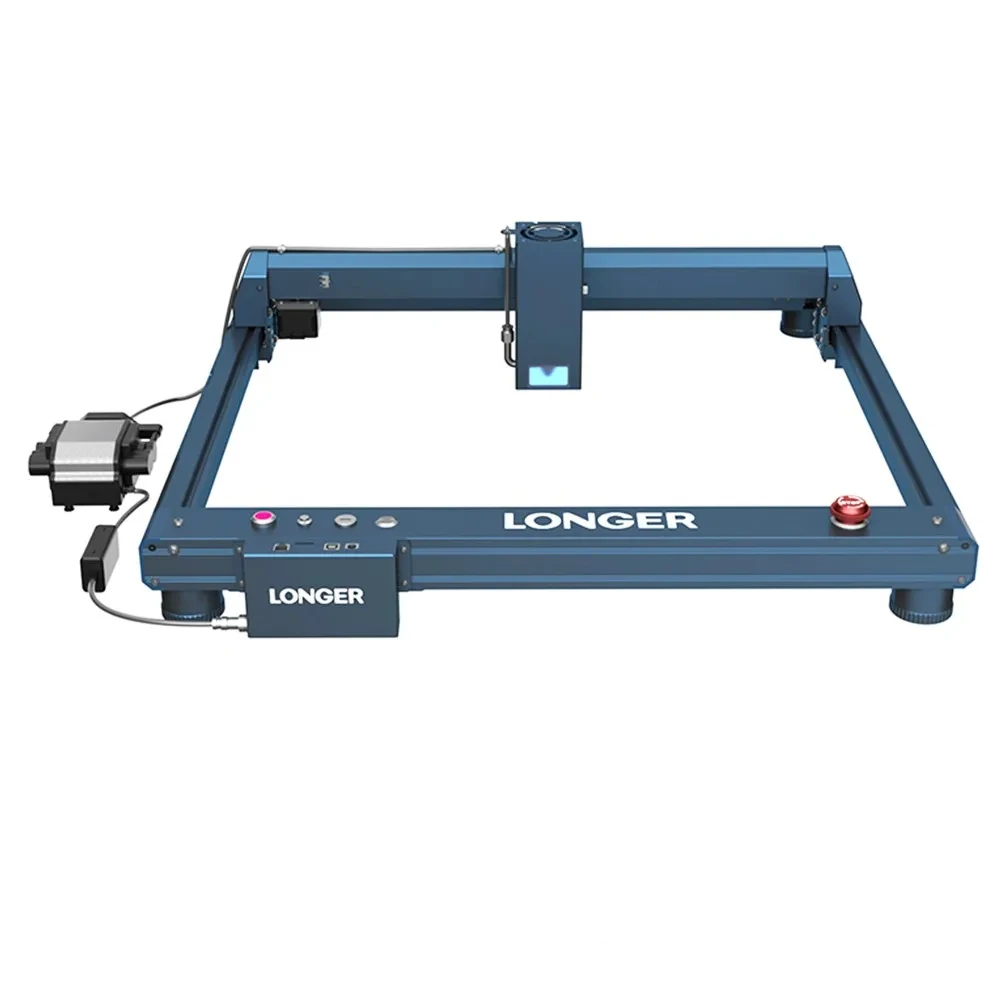 LONGER Laser B1 Laser Cutter 40W, Air Assist System, 0.10x0.15mm Laser Spot, 36000mm/min, 450x440mm, XY-Axis Limit Switches