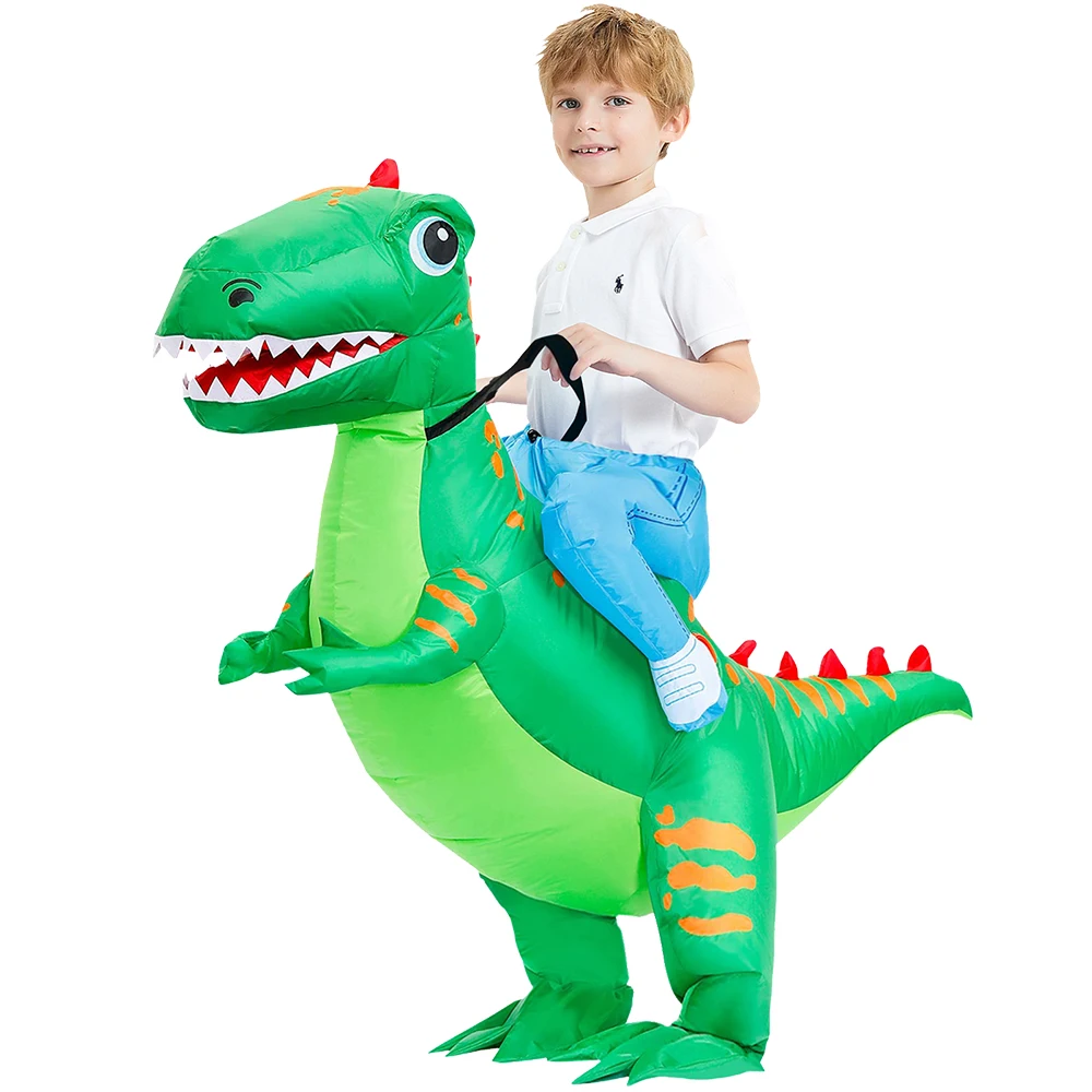 Adults Kids Cosplay Cartoon Model Inflatable Costumes - Fun and Creative Party Inflatable Dinosaur Costumes for Halloween Party