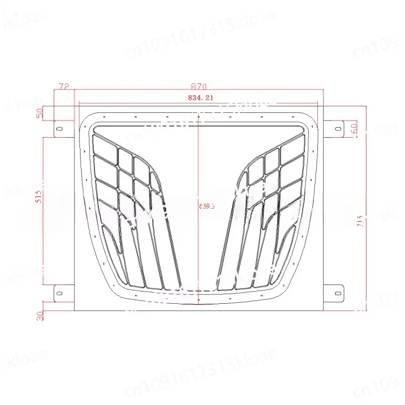 

Suitable for Mercedes-Benz New Vito V-Class V260L commercial vehicle roof Jiugongge top light, atmosphere decoration starry sky