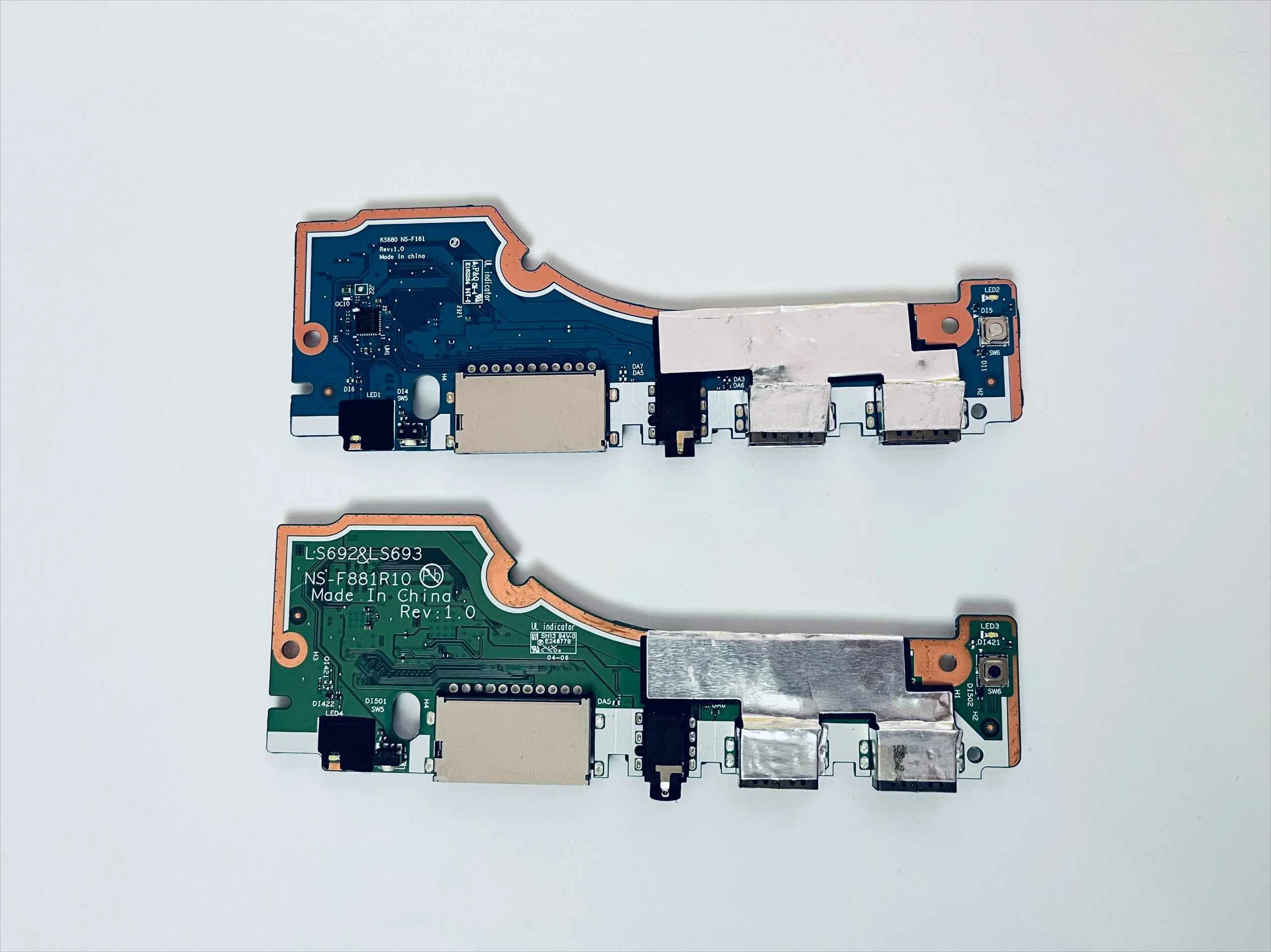 For Lenovo IdeaPad Pro 5 16IRH8 USB SD card slot, switch keypad NS-F171 NS-F161