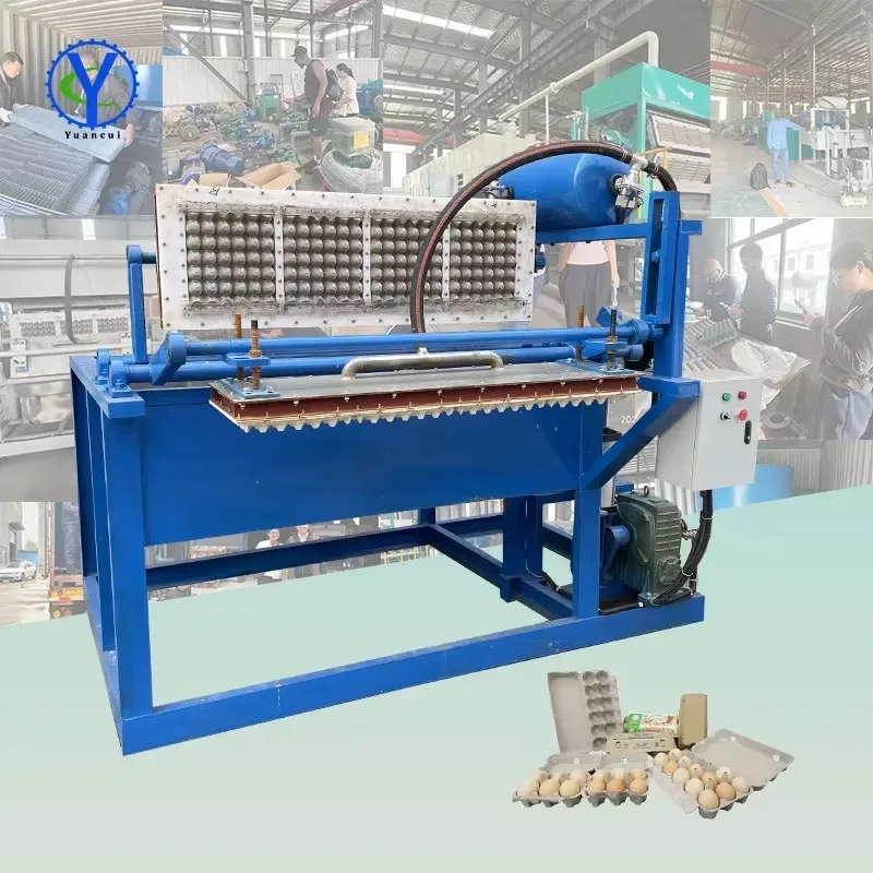 sell like hot cakes Small Business Ideas 1500pcs Cartons Machine Making Tray Production Line Making Machine