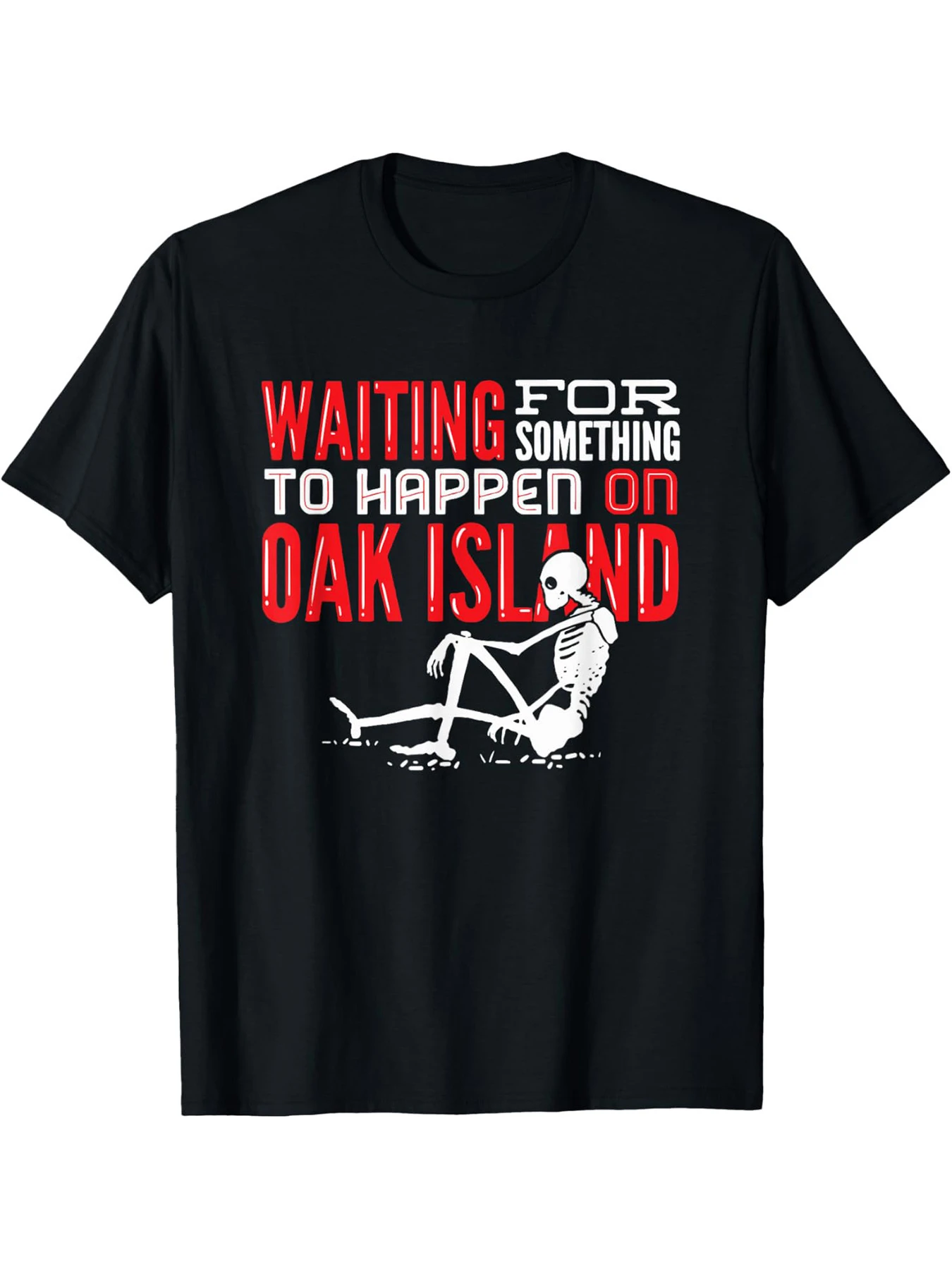 Oak Island/Treasure Hunt Oak Island Mystery Men's T-Shirt  Pure Cotton Casual Loose Fit Unisex Streetwear