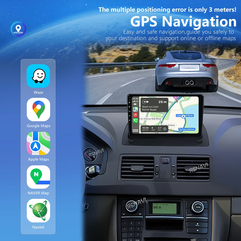 For Volvo XC90 2002 - 2014 Carplay Auto 2K Screen Car Radio Multimedia Player Autoradio GPS Stereo 360 Camera WIFI+4G Android 16 - view 5
