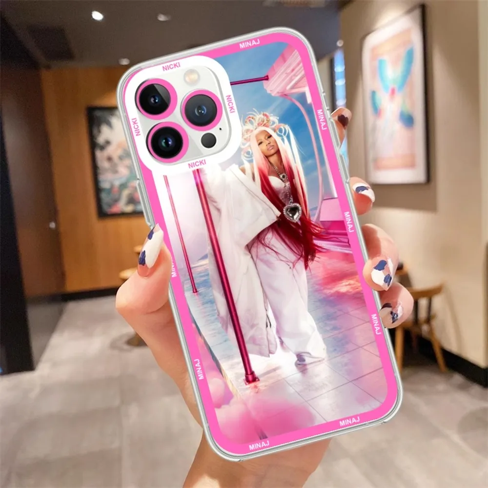 Custodia per telefono Nicki Minaj Rapper Pink Friday 2 per iPhone 15 13 14 12 11 Pro Max X XR XS Max