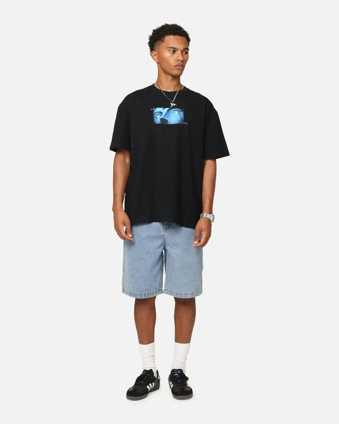 25 موضة جديدة أمين سولو التسوية الثقيلة القطن تي شيرت أسود أبيض الرجال النساء المتضخم قصيرة الأكمام الشارع الشهير تي شيرت